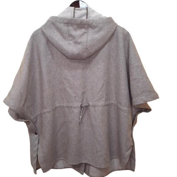 Eddie Bauer| Tan Wool Blend Womens Cape OSFM - Picture 2 of 10